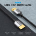 Vention Кабель HDMI M - M, 1.5 м, V2.0, 4K 60 Гц, Aluminum Alloy, Ultra Thin, Vention