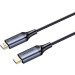 Vention Кабель HDMI M - M, 40.0м, V2.1, Optical 8K 60Гц 48Gbps Aluminum Alloy, сірий Vention