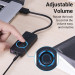 Vention Звукова карта USB AUX jack, 3*TRRS (Mic +2xEar) 1.0м, регулятор гучності, зовнішня,  Metal, Vention
