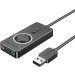 Vention Звукова карта USB AUX jack, 3*TRRS (Mic +2xEar) 1.0м, регулятор гучності, зовнішня,  Metal, Vention
