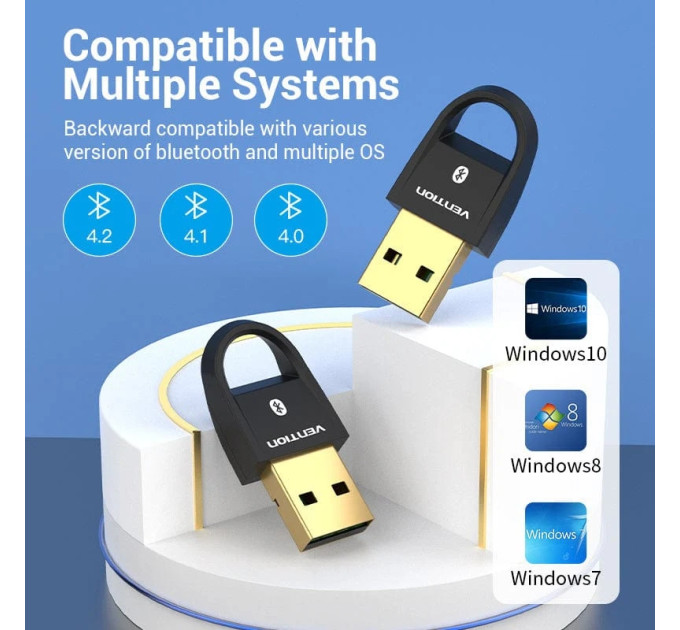 Vention Bluetooth USB adapter v5.0 Gold-Plated, Vention