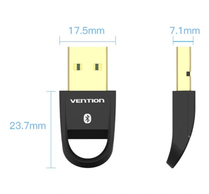 Vention Bluetooth USB adapter v5.0 Gold-Plated, Vention
