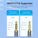 Vention Звукова карта USB AUX jack, 1*TRS, 0.15м, OMTP/CTIA, чіп шумозаглушення,  чорна Vention