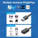 Vention Звукова карта USB AUX jack, 1*TRS, 0.15м, OMTP/CTIA, чіп шумозаглушення,  чорна Vention