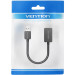 Vention Звукова карта USB AUX jack, 1*TRS, 0.15м, OMTP/CTIA, чіп шумозаглушення,  чорна Vention
