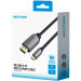 Vention Кабель USB 3.1 Type-C M - DisplayPort M, 1.5м v.2.1 16K30Hz Aluminum Alloy сірий Vention