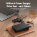 Vention Хаб USB 3.0 -> 4xUSB 3.0, 1.0м, з живленням Micro-USB,чорний Vention