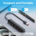 Vention Хаб USB 3.0 -> 4xUSB 3.2 Gen2, 0.15м, USB-C 10Gbps 0.15m, чорний Vention