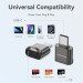 Vention Card Reader USB 2.0 Type-C, 1-слот microSD, OTG 512 Гб, Aluminum Alloy, сірий Vention