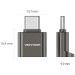 Vention Card Reader USB 2.0 Type-C, 1-слот microSD, OTG 512 Гб, Aluminum Alloy, сірий Vention