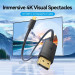 Vention Кабель USB 3.1 Type-C M - DisplayPort M, 2.0м, v.1.2, 4K60Hz, Aluminum Alloy чорний Vention