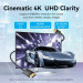 Vention Кабель USB 3.1 Type-C M - DisplayPort M, 2.0м, v.1.2, 4K60Hz, Aluminum Alloy чорний Vention