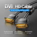 Vention Кабель DVI-D 24M - 24M, 3.0м, 2K 60Hz, Gold-Plated, PVC Vention