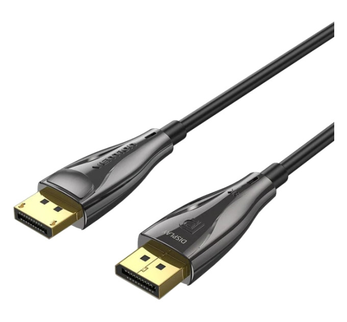 Vention Кабель DisplayPort M - M 5.0м, V1.4, optical, 8K 60 Гц, зворотня сумісність, Zinc Alloy, Vention