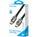 Vention Кабель DisplayPort M - M 1.5м,V2.1, 16K 30 Гц,  обплетення, чорний Vention