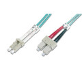 Assmann Оптичний патчкорд Digitus LC/UPC-SC/UPC,50/125,OM3,duplex,1m (DK-2532-01/3)