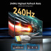 Vention Кабель DisplayPort M - M 1.5м,V2.1, 16K 30 Гц,  обплетення, чорний Vention