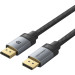 Vention Кабель DisplayPort M - M 1.0м, V2.1, 16K 60 Гц, зворотня сумісність, обплетення, чорний Vention