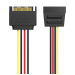 Vention Кабель SATA 15pin, M/F, 0.3 м, PVC чорний, Vention