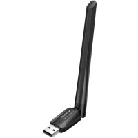 Адаптер WiFi Vention 2.4GHz/5GHz 200/433 Мбіт/с, USB
