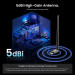 Vention Адаптер WiFi/Bluetooth 5.4 Vention 2.4GHz/5GHz 286/601 Мбіт/с, USB