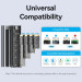 Vention Зовнішня кишеня для SSD M.2 (NVME) M Key/B+M Key, Type-C 3.2 GEN 2-C,10Gbps,  Aluminum сіра Vention