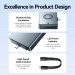Vention Зовнішня кишеня для SSD M.2 (NVME) B&M Key/M Key,Type-С 3.2 Gen 2-C,10Gbps, живлення 85W PD, Vention
