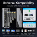 Vention Зовнішня кишеня для SSD M.2 (NVME) B&M Key/M Key USB Type-C 4.0, Aluminum Alloy, сіра Vention