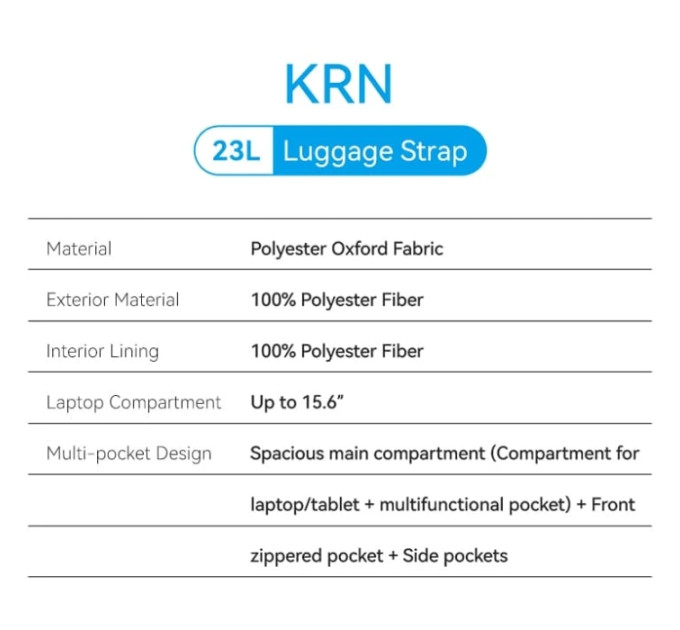 Vention Рюкзак для ноутбука 15.6" 23л, Vention KRN, сірий