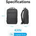 Vention Рюкзак для ноутбука 15.6" 23л, Vention KRN, сірий