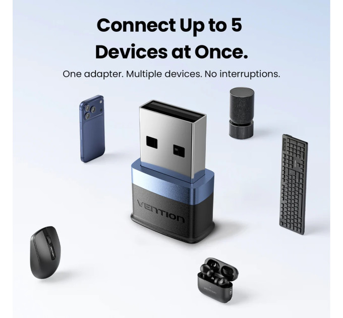 Vention Bluetooth USB adapter v6.3 20м Vention