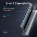 Vention Док-станція USB3.2 Type-C --> HDMI 4K60Hz/3xUSB-A 3.0/ USB-C3.0,  PD 100W 5-in-1 Vention