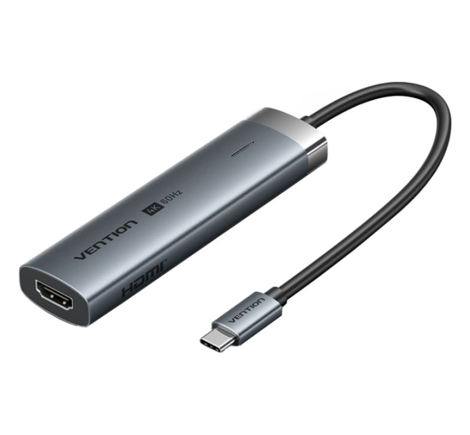 Vention Док-станція USB3.2 Type-C --> HDMI 4K60Hz/3xUSB-A 3.0/ USB-C3.0,  PD 100W 5-in-1 Vention