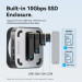 Vention Док-станція USB3.2 Type-C --> Mac mini DP 4K240Hz/M.2 NVMe/4xUSB 3.2/USB-C 3.2/3,5мм/SD/TF/PD