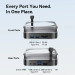 Vention Док-станція USB3.2 Type-C --> Mac mini DP 4K240Hz/M.2 NVMe/4xUSB 3.2/USB-C 3.2/3,5мм/SD/TF/PD