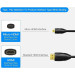 Vention Кабель HDMI M - Micro M, 1.0 м, V2.0 4K 60Гц 18Gbps HDR Dolby,  PVC Vention