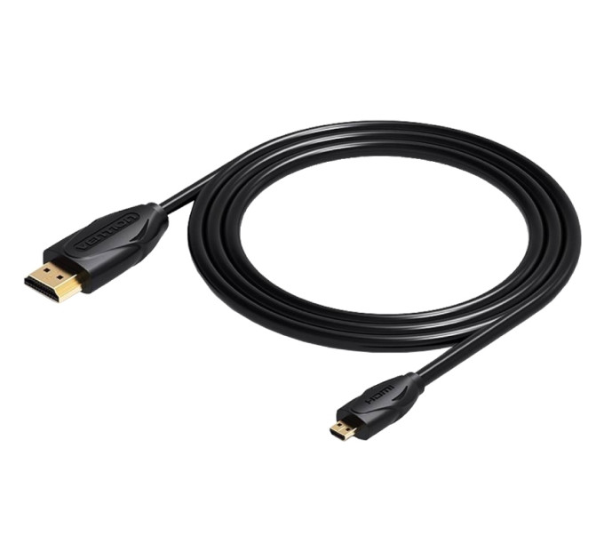 Vention Кабель HDMI M - Micro M, 1.0 м, V2.0 4K 60Гц 18Gbps HDR Dolby,  PVC Vention
