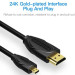 Vention Кабель HDMI M - Micro M, 3.0 м, V2.0 4K 60Гц 18Gbps HDR Dolby,  PVC Vention