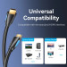 Vention Кабель HDMI M - M, 1.5м, V2.0, 4K 60Гц, Gold-Plated, PVC Vention