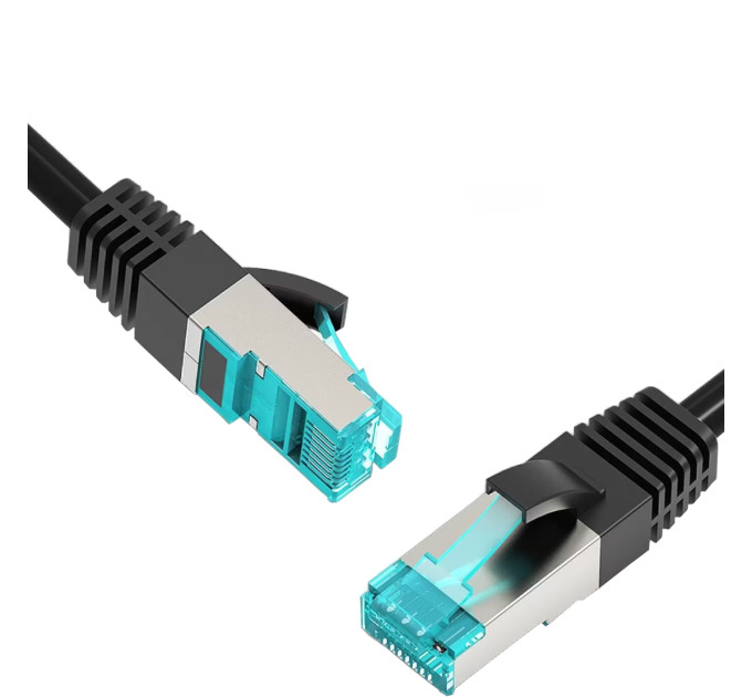 Vention Патчкорд FTP Cat.5e ( 3.0м чорний ), Vention