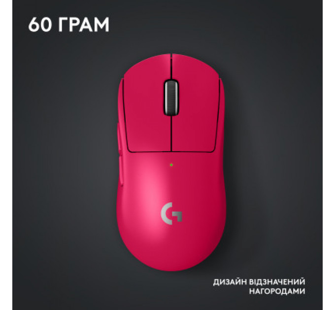 Мишка Logitech G Pro X Superlight 2 Lightspeed Wireless Magenta (910-006797)