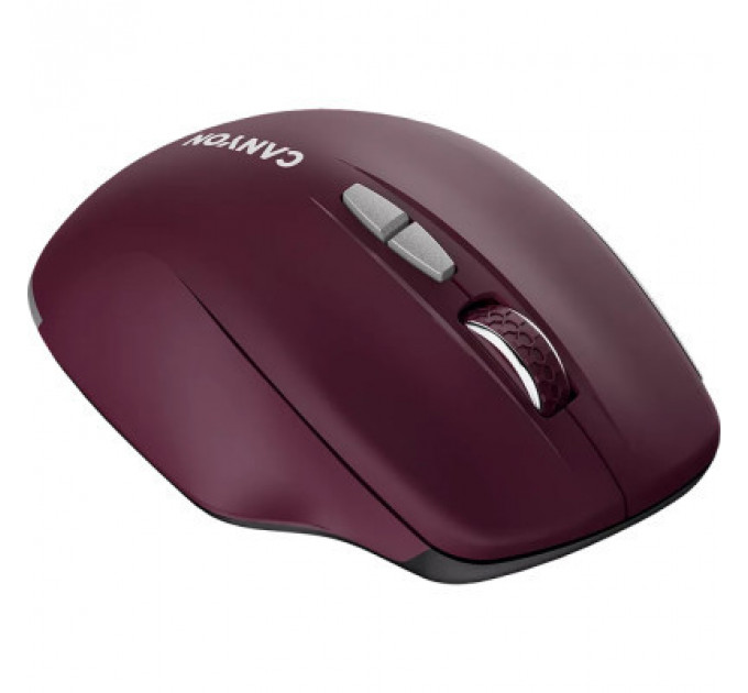 Мишка Canyon MW-21 Wireless Blue LED Burgundy (CNS-CMSW21BR)