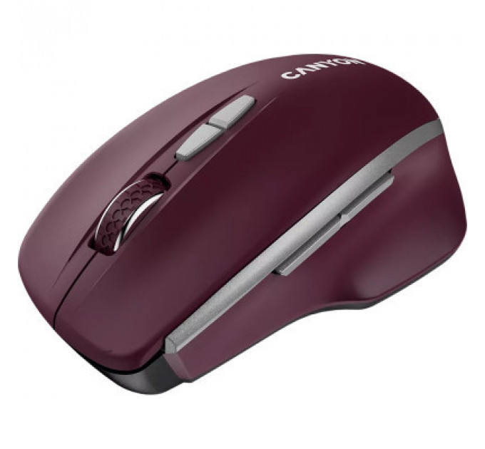 Мишка Canyon MW-21 Wireless Blue LED Burgundy (CNS-CMSW21BR)