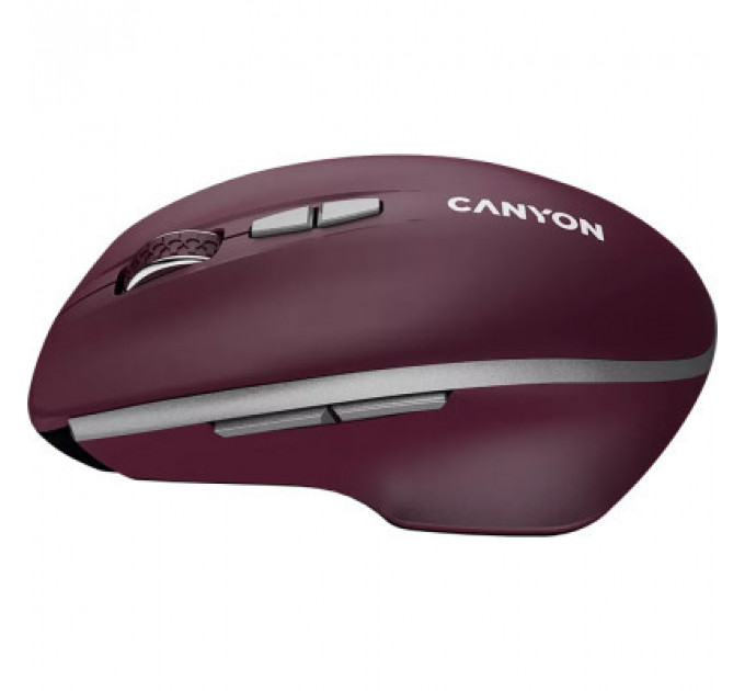 Мишка Canyon MW-21 Wireless Blue LED Burgundy (CNS-CMSW21BR)