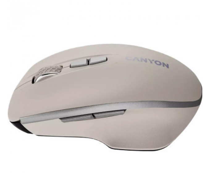 Мишка Canyon MW-21 Wireless Blue LED Cosmic Latte (CNS-CMSW21CL)
