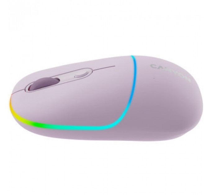Мишка Canyon MW-22 Dual Band RGB Wireless Pearl Rose (CNS-CMSW22PR)