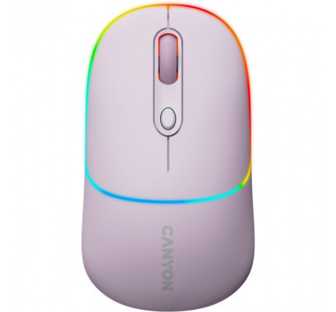 Мишка Canyon MW-22 Dual Band RGB Wireless Pearl Rose (CNS-CMSW22PR)