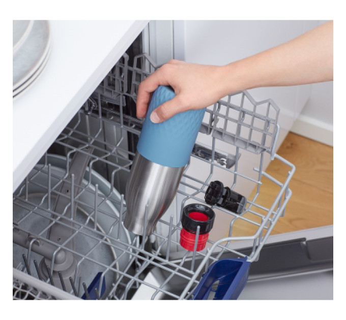 Термос Tefal Bludrop soft touch, 500мл, нержавіюча сталь, блакитний (N3110710)