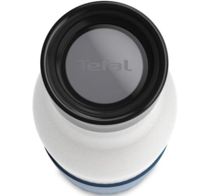 Термос Tefal Bludrop soft touch, 500мл, нержавіюча сталь, блакитний (N3110710)