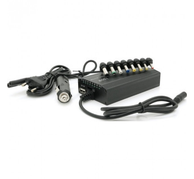 Блок живлення до ноутбуку Voltronic 100W Universal + Auto(12V), ручн. регулювання, 8 роз'ємів (02527 / YT-YBB/100W)